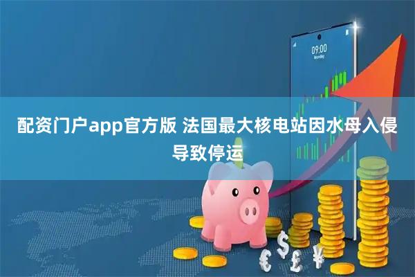 配资门户app官方版 法国最大核电站因水母入侵导致停运